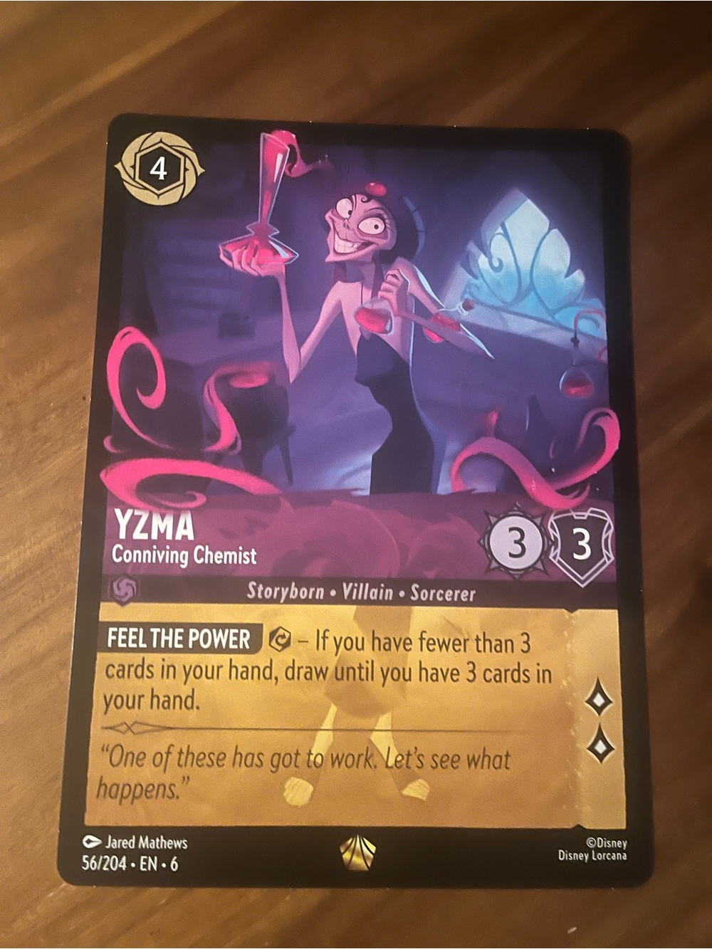 Disney Yzma Conniving Chemist Card - JUMBO CARD